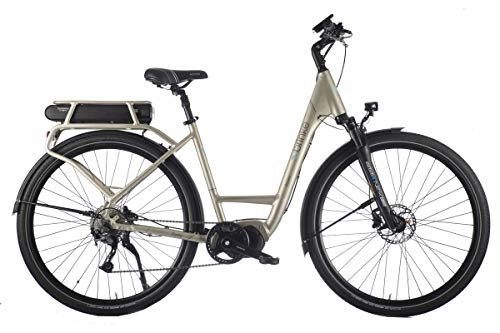 Bicicletas eléctrica : Brinke Bicicleta Eléctrica Elysee EVO Alivio (Platinum, S)