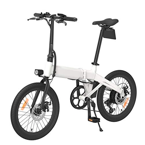 Bicicletas eléctrica : Buhui Polonia Stock-Foldable Bicicleta eléctrica recargable plegable Bicicleta E-Bike Velocidad máxima 25km / h Transportador eléctrico Carga máxima 100KG