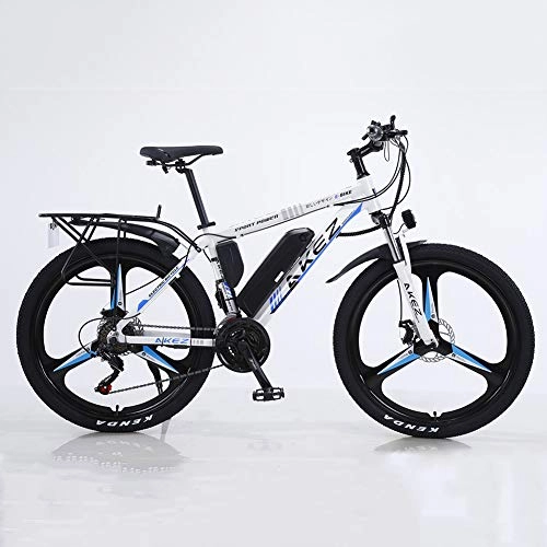 Bicicletas eléctrica : BWJL Aleación de Aluminio de Bicicleta de montaña Bicicleta eléctrica de Litio-accionado Mediante Ebikes de montaña, batería extraíble 26 350W 36V 13Ah Ebike de Litio Hombre de la montaña, Azul