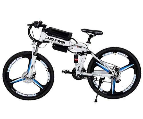 Bicicletas eléctrica : BYYLH Bicicleta Electrica Paseo Montaa Plegable Ion Litio E-Bike Adult