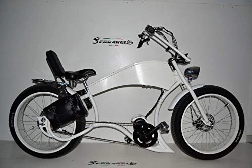 Bicicletas eléctrica : Cicli Ferrareis Bici Fat Bike Chopper Harley Davidson Replica EBIKE BAFANG