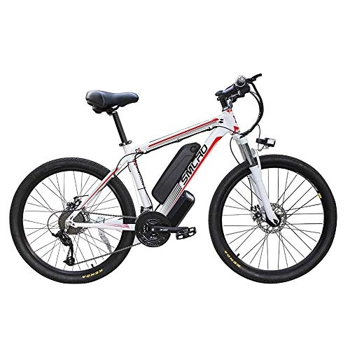 Bicicletas eléctrica : CJCJ-LOVE Elctrica Bicicleta De Montaa, 48V / 10Ah / 350W Tres Modos De Trabajo Extrable De Gran Capacidad De Iones De Litio Inteligentes Bicicletas Elctricas para Adultos