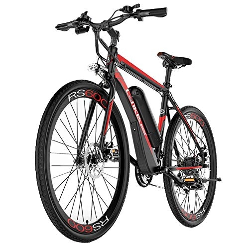 Bicicletas eléctrica : COKECO Ebikes para Adultos, Bicicleta Elctrica De 300 W, Bicicleta De Carretera Elctrica De 27, 5 Pulgadas, Batera De Litio De 36 V 20 Ah, Batera De Coche Elctrica De 21 Velocidades