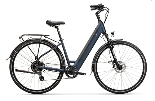 Bicicletas eléctrica : Conor Bali Bicicleta, Adultos Unisex, Azul, T.LA-480mm