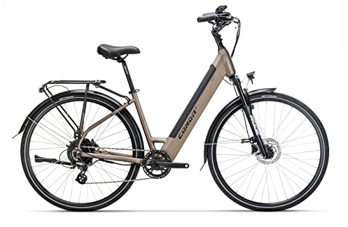 Bicicletas eléctrica : Conor Bali Bicicleta, Adultos Unisex, Gris, T.MD-440mm