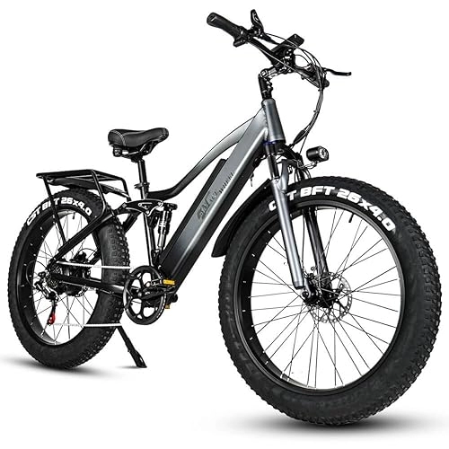 Bicicletas eléctrica : Cosintier CMACEWHEEL TP26 Fat E-MTB - Bicicleta de montaña eléctrica para todo terreno