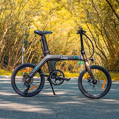 Bicicletas eléctrica : D21 Bicicleta Plegable eléctrica Recargable para Adultos, Bicicleta Recargable con batería extraíble para vehículos de Ciclismo de montaña al Aire Libre, batería de Gran Capacidad de