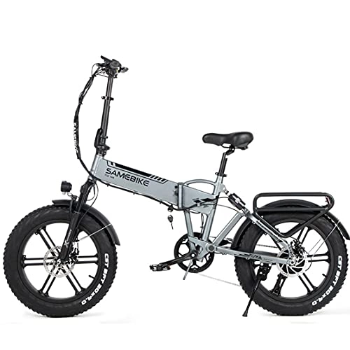 Bicicletas eléctrica : DDCHH Bicicleta de Montaña Eléctrica 20" para Mujeres y Bici Eléctrica de Ciudad 500W Motor, Batería de Litio 36V 12.5Ah, 7 Velocidades, hasta 25 Km / h, Silver
