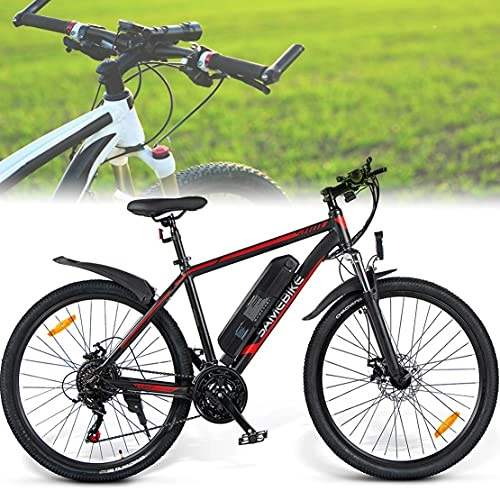 Bicicletas eléctrica : DDCHH Bicicleta Eléctrica Plegable, Bicicleta Montaña Adulto, 500W Fat Tire Nieve Bicicleta Sin escobillas Motor, 36V 10Ah Batería Extraíble, 21 Velocidades, 35km / h, 80km Kilometraje, Black