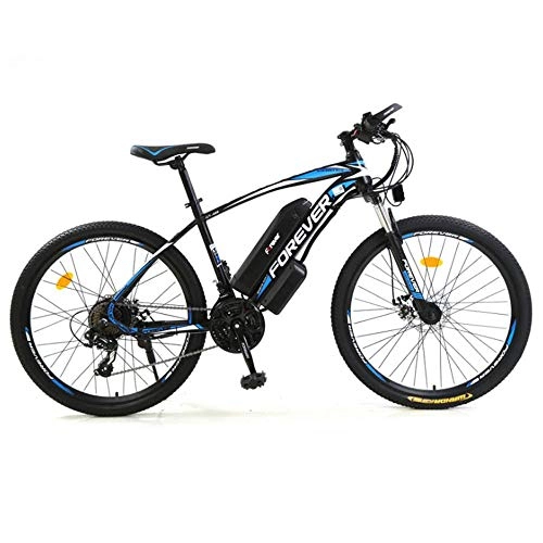 Bicicletas eléctrica : DDFGG Bicicleta eléctrica 26 Pulgadas, 21 velocidades, batería 8AH, Bicicleta eléctrica de Motor 36V250W, Black