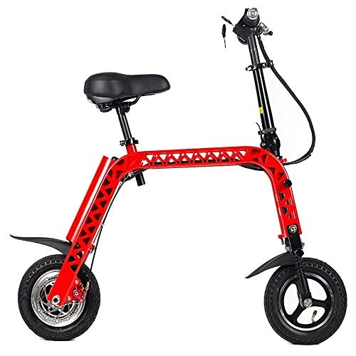 Bicicletas eléctrica : Dpliu-HW Bicicleta Eléctrica Scooter eléctrico Plegable y liviano for Padres e Hijos Mini Scooter eléctrico for Adultos Versión Deportiva microeléctrica 36V (Color : Gray)