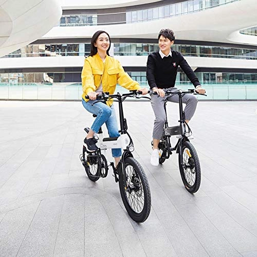 Bicicletas eléctrica : Dynamicoz Bicicleta elctrica Plegable Bicicleta elctrica de 20 '' Motor Potente de 250 vatios Modo de conduccin conmutable de Tres velocidades y 6 velocidades, hasta 25 km / h, kilometraje efficient