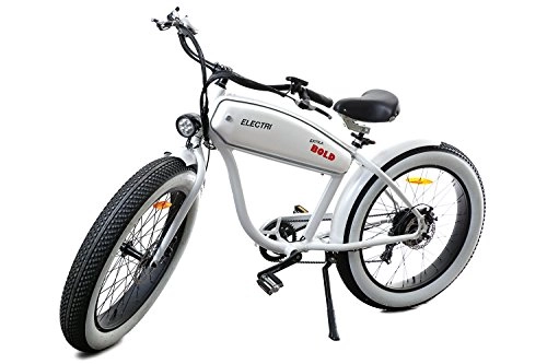 Bicicletas eléctrica : Electri bicicleta elctrica EXTRA Bold Color Blanco