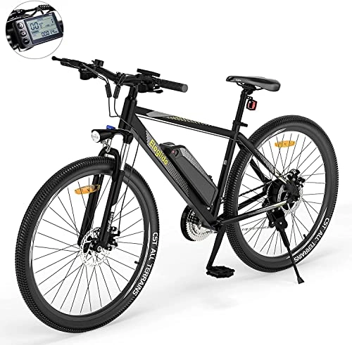 Bicicletas eléctrica : Eleglide M1 PLUS Mountain Bike 27, 5 pulgadas, bicicleta eléctrica adultos, batería extraíble de 12, 5 Ah, cambio Shimano - 21 velocidades