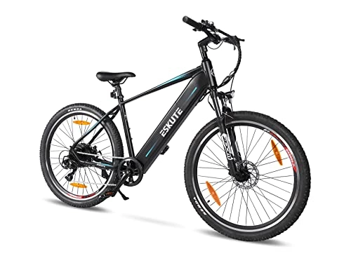 Bicicletas eléctrica : ESKUTE E-Bike Netuno 27, 5", Bicicleta Eléctrica con Batería Samsung Cell 36V 14, 5Ah, E-MTB para Adultos con Motor 250W, Bici Electrica con Autonomía hasta 120km