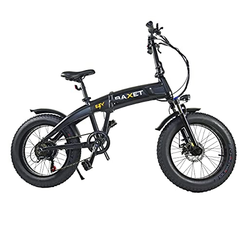 Bicicletas eléctrica : EZY Bike - Bicicleta eléctrica plegable con pedaleo asistido, 20″ 250 W