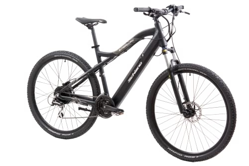 Bicicletas eléctrica : F.lli Schiano E- Mercury Bicicleta, Adulto Unisex, Negra, 29