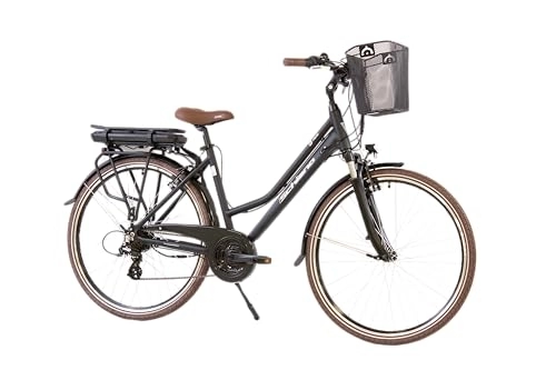 Bicicletas eléctrica : F.lli Schiano E- Ride Bicicleta eléctrica, Women's, Negro, 28