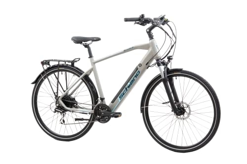 Bicicletas eléctrica : F.lli Schiano E- Wave Bicicleta eléctrica, Men's, Plata, 28