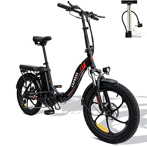 Bicicletas eléctrica : Fafrees Bicicleta eléctrica plegable F20 con batería de 36 V y 15 Ah, para desplazamientos de 20 pulgadas para mujer 250 W máx. 25 km / h, bicicleta de montaña Shimano 7S, Pedelec hasta 150 kg de carga