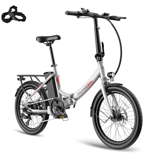 Bicicletas eléctrica : Fafrees Bikes F20 Light E Bike Mujer 20 Pulgadas 36 V 14, 5 Ah Batería para Alcance 55 – 110 KM, Bicicleta Plegable Ebike Hombre 120 kg, Motor de Bicicleta E 250 W Máx. 25 km / h Shimano 7S