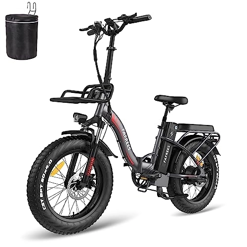 Bicicletas eléctrica : Fafrees F20 Max Bicicleta eléctrica plegable para hombre, 20 pulgadas, 48 V, 22, 5 Ah, batería Samsung, [oficial] 54 N.m bicicletas eléctricas para mujer, bicicleta eléctrica plegable Shimano 7S,