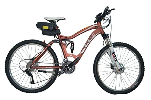 Bicicletas eléctrica : FEM Bicicleta Eléctrica de Montaña (Negro mate)