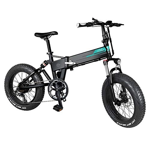 Bicicletas eléctrica : FIIDO M1 Bicicleta de Montaña, Bicicleta Adulto, Bicicleta Montaña Mujer, e Bike MTB, ebike montaña 20" Fat Bike con, batería de 36V 12, 5Ah, Sistema de transmisión de 7 velocidades