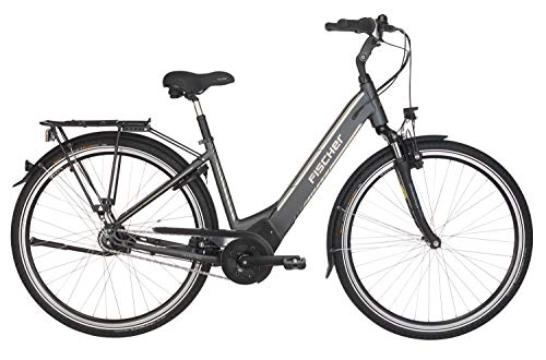 Bicicletas eléctrica : FISCHER Cita 5.0i-Bicicleta elctrica (28", RH 44 cm, Motor Central Brose Drive C, 50 NM, buje Shimano Nexus de 7 velocidades, Suntour CR8V, 40 mm), Unisex Adulto, Color Gris Pizarra Mate