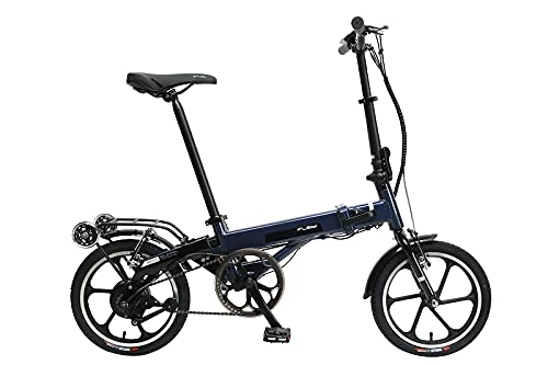 Bicicletas eléctrica : Flebi Supra Eco Bicicletas eléctricas, Blue Navy, 130x106x57