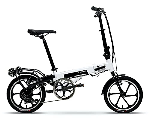 Bicicletas eléctrica : Flebi Supra Eco Bicicletas eléctricas, White, 130x106x57