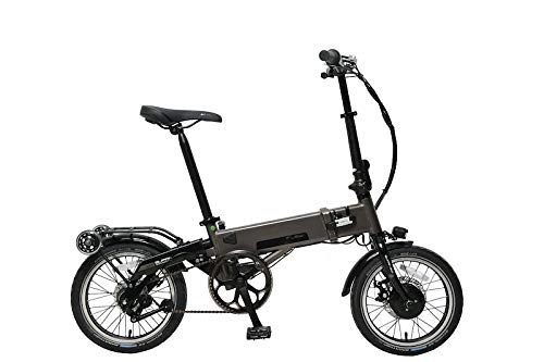 Bicicletas eléctrica : Flebi Supra v3.0 + Bicicleta Eléctrica, Titanium, 130x106x60
