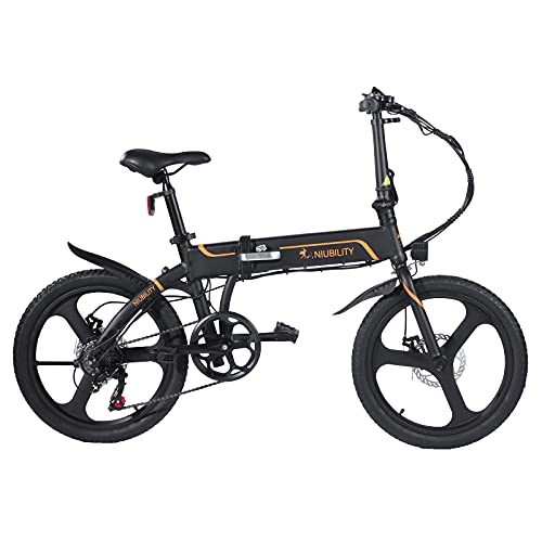 Bicicletas eléctrica : Foldable Electric Bicycle 42V10.4Ah Battery 350W Motor Power, Speed up to 25Km / h, up to 40-50KM Mileage, 16-Inch Wheels, Can Climb 12°, Shimano 6-Speed Rear derailleur(A)