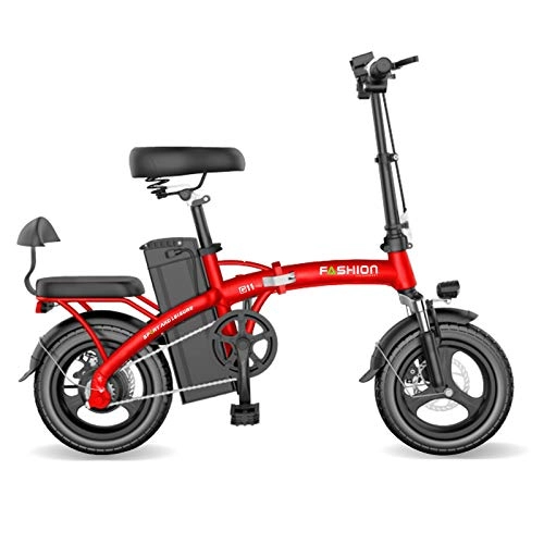 Bicicletas eléctrica : GDSKL Bicicleta Elctrica Coche Batera de Almacenamiento Scooter Inteligente Doble Batera de Litio Se Aplica a Las Al Aire Libre Ciudad Plegable / C / 10A+GPS