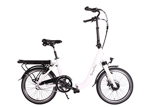 Bicicletas eléctrica : Germanxia Mobilemaster Light CF - Bicicleta elctrica , con cambios internos de bujes de 3 marchas, con freno de contrapedal