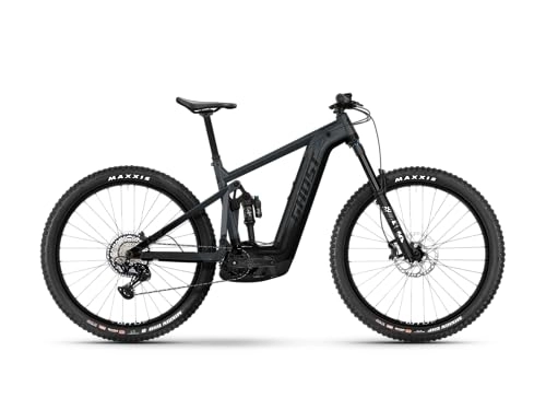 Bicicletas eléctrica : Ghost E-Riot AM Universal Fully MTB Bicicleta eléctrica (29 pulgadas, 750 Wh, gris oscuro / negro)