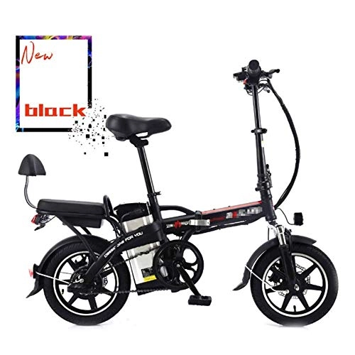 Bicicletas eléctrica : GJJSZ Bicicleta eléctrica Sporting Ebike 350W Motor sin escobillas con batería de Litio extraíble de Gran Capacidad 48V12A