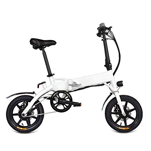 Bicicletas eléctrica : GJJSZ Bicicleta Plegable eléctrica Bicicleta Plegable Segura portátil Ajustable para Ciclismo para Ciclismo Ciudad montaña
