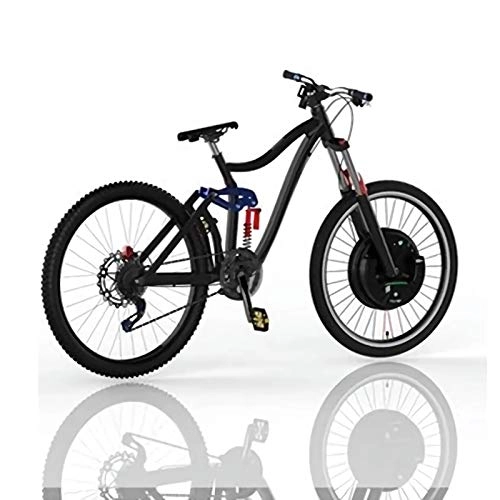 Bicicletas eléctrica : GJZhuan Ebike Kit De Conversión IMortor 3.0 40 Kmh Todo En Un Kit Eléctrico De La Bicicleta De La Rueda Delantera del Motor 36V350W Kit De Conversión Ebike con El Kit De Batería MTB Bicicleta