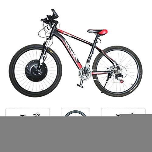 Bicicletas eléctrica : GJZhuan Kit de conversin eBIKE Rueda Delantera Kit De Conversin, 36V 240W Kit De Conversin De Bicicleta Elctrica con 24" 26" 27.5" 29" 700C De Ruedas, Completa Inalmbrica Y App 2020