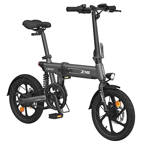 Bicicletas eléctrica : GUOJIN Bicicleta Eléctrica Plegable, Eléctrica Ciclomotor 250W Motor 36V Bicicleta Eléctrica Plegable Bicicleta Urbana Velocidad Máxima 25 Km / H Capacidad de Carga 100 Kg, Gris