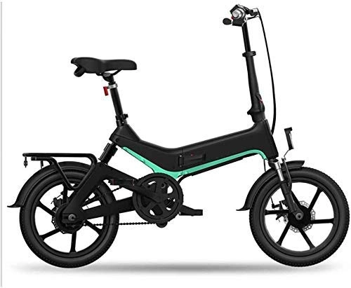 Bicicletas eléctrica : GYL Bicicleta eléctrica, vehículo todoterreno, bicicleta de montaña, viajes, adulto, bicicleta plegable, aleación de magnesio, batería de litio de 16 pulgadas, 36 V, 7, 5 Ah, 250 W para montar al aire