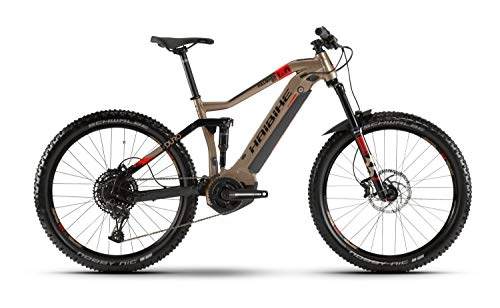 Bicicletas eléctrica : Haibike Sduro FullSeven LT 4.0 Yamaha - Bicicleta eléctrica 2020 (M / 44 cm, metalizado / rojo / negro)