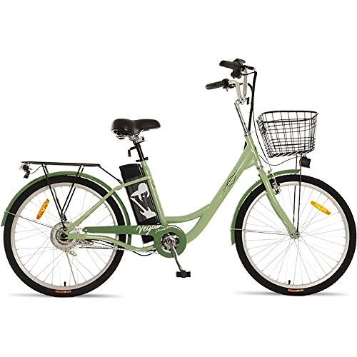 Bicicletas eléctrica : HHHKKK Bicicleta Urbana Eléctrica, Capacidad de la Batería 10, 4 Ah Potencia de Alto Rendimiento Batería de Litio Tiempo de Carga 3-5 Horas Motor 36 V * 250 W
