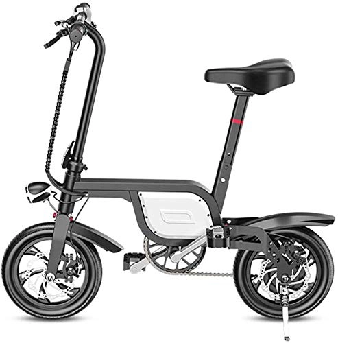 Bicicletas eléctrica : HJTLK Bicicleta elctrica Plegable - Porttil Fcil de almacenar en Caravana, Autocaravana, Barco.Batera de Iones de Litio de Carga Corta y Motor silencioso eBike