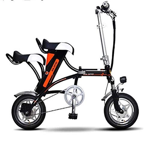 Bicicletas eléctrica : Hokaime Bicicleta elctrica Plegable - Bicicleta elctrica compacta Plegable Ligera para desplazamientos y Ocio