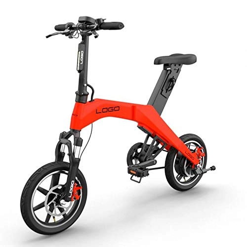 Bicicletas eléctrica : Hokaime Scooter elctrico para Adultos, Scooter de Viaje Plegable con Doble traccin, con Asiento y Bicicleta elctrica Plegable de 36V