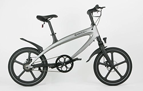 Bicicletas eléctrica : IC Electric Alfa Bicicleta Eléctrica, Plata, Talla Única