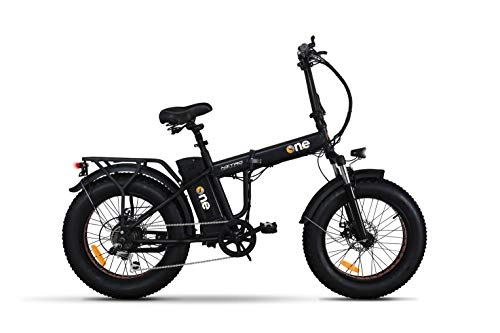 Bicicletas eléctrica : ICONE Nitro Bicicleta eléctrica, Unisex Adulto, Negro, Talla única