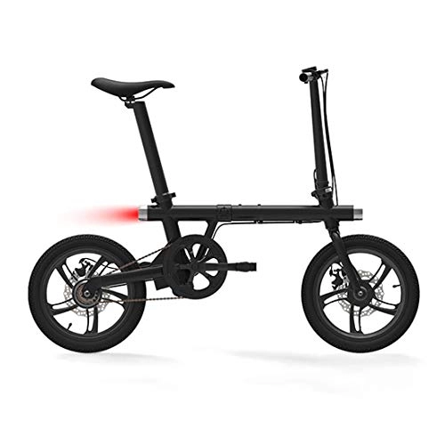 Bicicletas eléctrica : JH Bicicleta eléctrica, aleación de Aluminio Plegable de la Ciudad Ultra Ligera de 16 Pulgadas Vespa Plegable de la batería de Litio eléctrico de la Bicicleta eléctrica